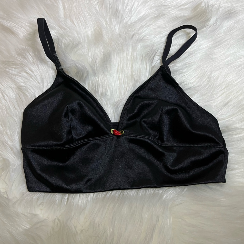 Forever 21 Black Bralette Size L